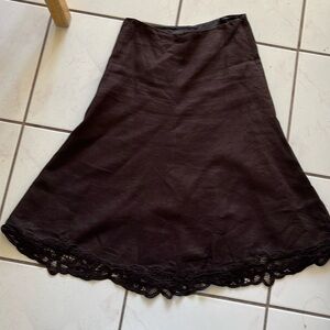 100% linen skirt
